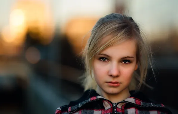 Background, portrait, bokeh