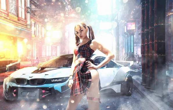 Girl, girls, girl, cyberpunk, girls, cyberpunk, cyberpunk 2077, cybergirl