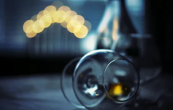 Picture macro, background, glass