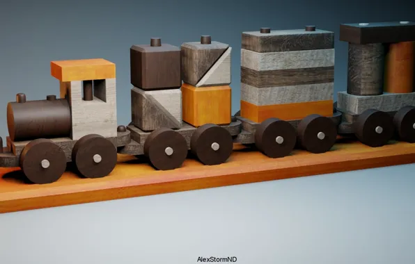 Toy, train, render, AlexStormND