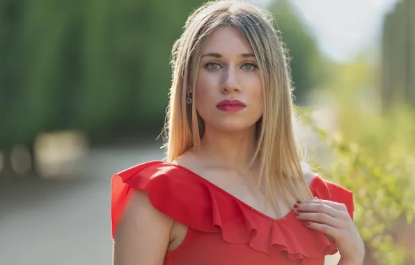 Look, girl, model, Clear