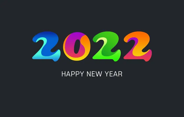 The dark background, holiday, the inscription, new year, wish, Happy New Year, congratulations, happy new …