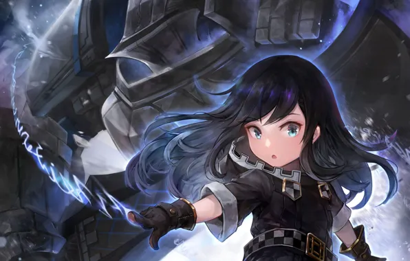 Magic, girl, knight