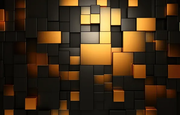 Abstraction, the dark background, geometry, figure, abstract background, AI art, neural network