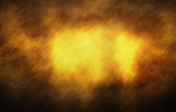 Picture line, yellow, dark colors, glow, light, texture, wavy, darkish