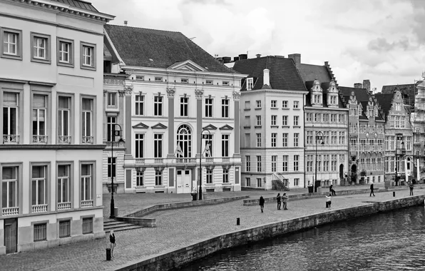 The city, Promenade, Building, Belgium, Belgium, Town, Ghent, Ghent