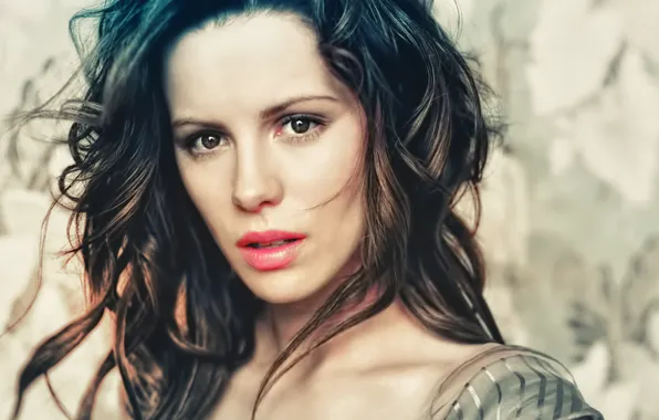 Picture look, girl, face, background, hair, actress, Kate Beckinsale, Kate Beckinsale