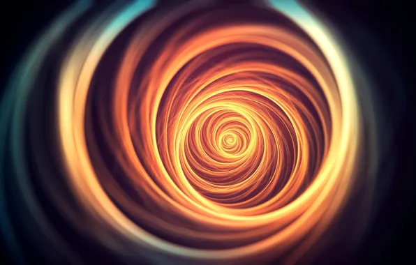 Light, line, circles, vortex, cone