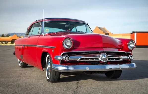 Red, Ford, 1954, the front