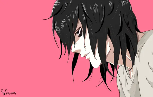 Profile, guy, Death Note, Death note, brunette