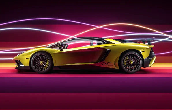 Auto, Yellow, Neon, Machine, Auto, Supercar, Machine, Neon