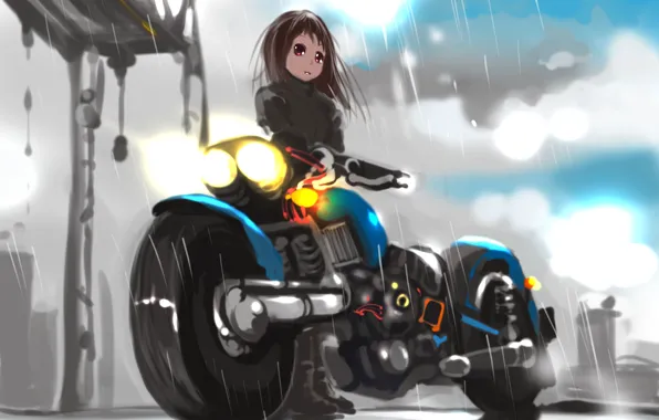 a high detail watercolor of anime motorcycle. pixiv | Stable Diffusion