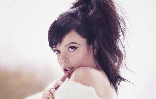 Look, singer, bangs, Lily Allen, Lily Allen