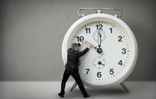 Time, watch, alarm clock, male