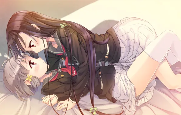 Anime, art, girl, kamitsure ~7 no nijou fushigi~