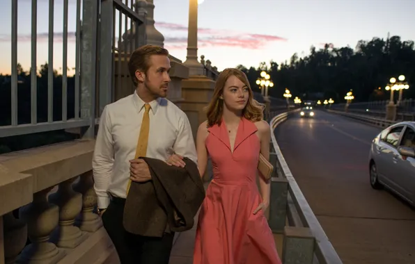 Picture romance, drama, Emma Stone, Comedy, Emma Stone, Ryan Gosling, Ryan Gosling, the musical