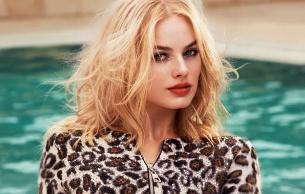 Picture look, actress, blonde, Margot Robbie, Margot Robbie
