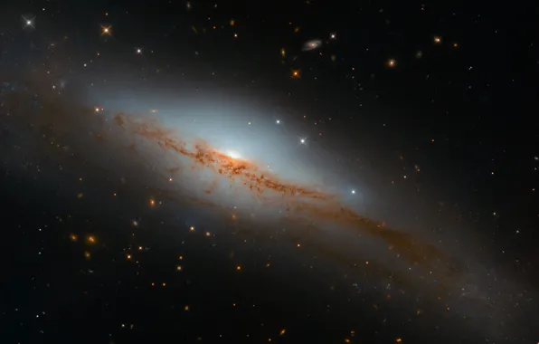 Space, dust, gas, substance, spiral galaxy, NGC 3749