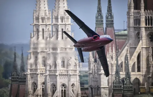 Picture the city, the plane, Budapest, Alpha Jet