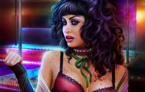 Girl, art, Gracjana Zielinska