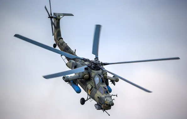 Helicopter, Russia, Mi-28N, shock, "Night Hunter"
