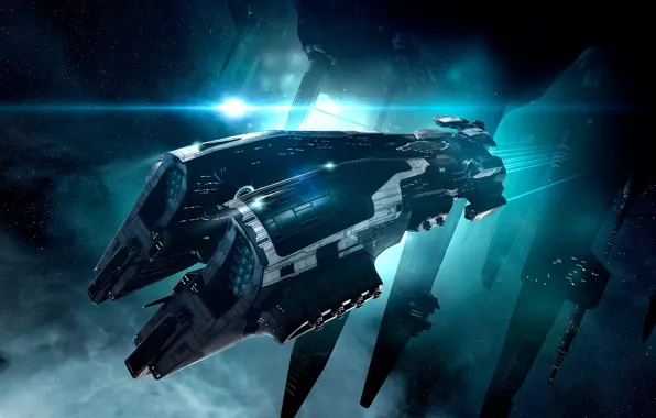 Nebula, station, Space, space, spaceship, eve online, space ship, coooper