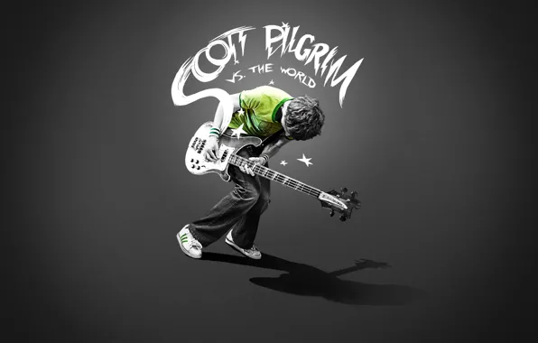 Picture guitar, kid, the Scott pilgrim