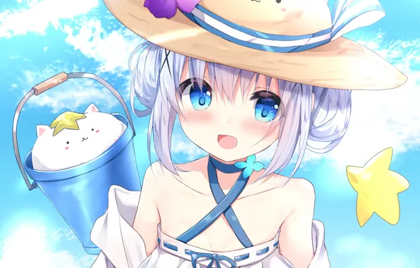 Girl, anime, beautiful, pretty, bikini, attractive, handsome, flats forget chino