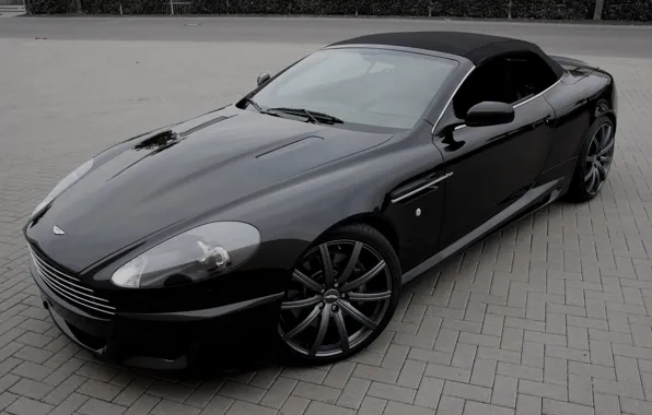 Aston Martin, black, DB9, black, Aston Martin, ДБ9, 21"