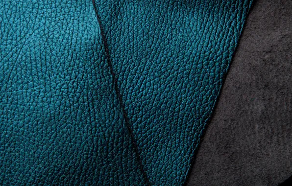 Leather, texture, blue, background, leather, suede