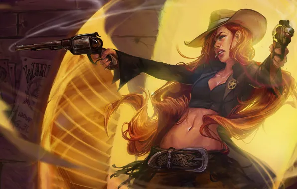 Girl, guns, League of Legends