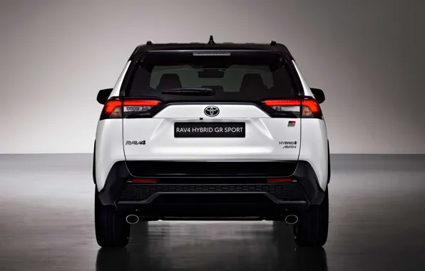 Toyota, rear view, Hybrid, GR Sport, Toyota RAV4