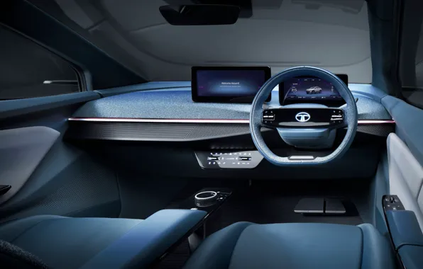 Concept, the interior of the car, Curvv, Tata