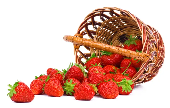 Picture berries, strawberry, basket
