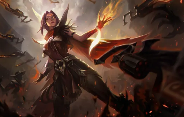 Picture art, League of Legends, Irelia, LoL, skin, High Noon, High noon Irelia