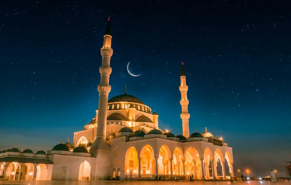 Picture landscape, grand, middle, travel, tourism, muslim, religious, minaret