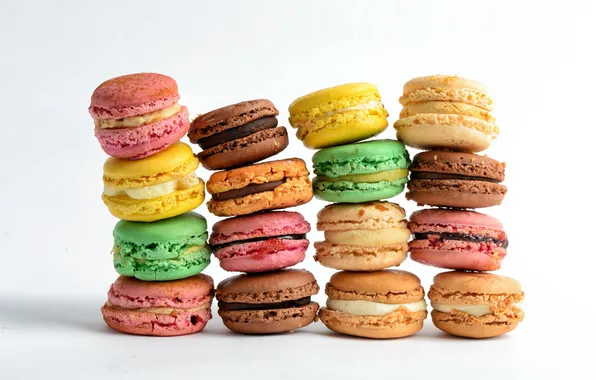 Macro, color, food, cookies