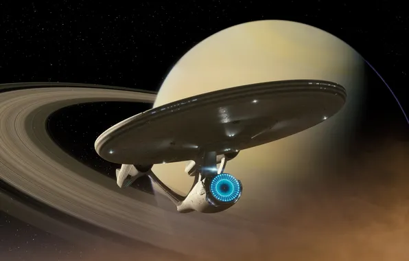 Picture Saturn, Enterprise, Star Trek, starship