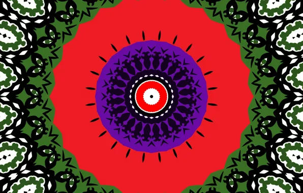 Bright, pattern, kaleidoscope