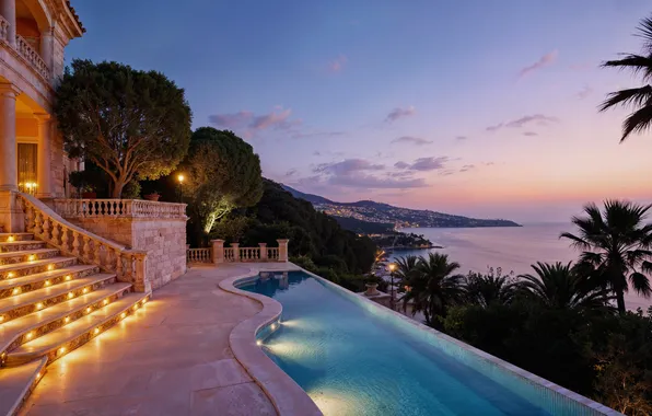 Sea, stay, pool, summer, vacation, sea, landscape, view