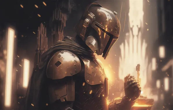 Picture character, movie, TV series, mandalorian