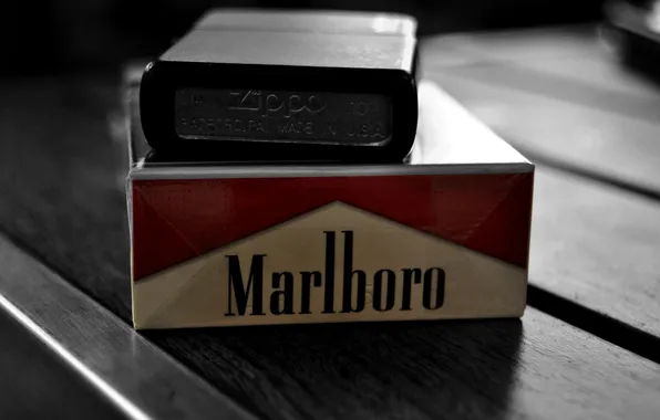 Picture lighter, zippo, cigarette, marlboro, Marlborough