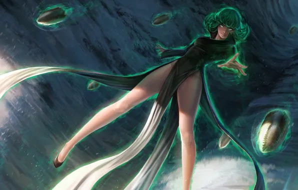 Girl, art, One Punch Man