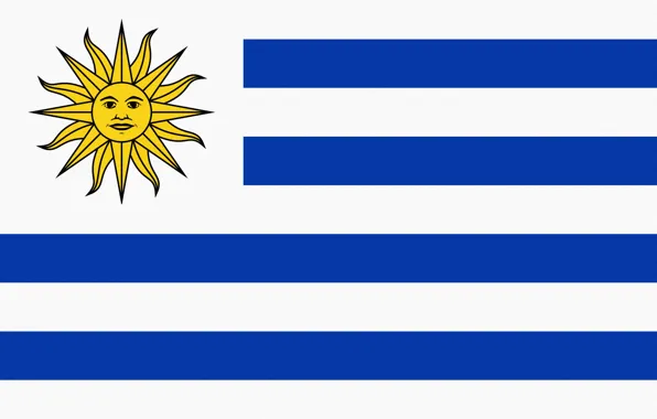 The sun, Flag, Photoshop, Uruguay, Uruguay
