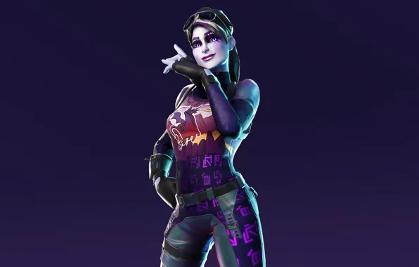 Picture girl, background, the game, Fortnite