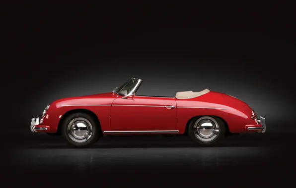 Porsche, 1959, 356, sports car, Porsche 356A 1600 Convertible D
