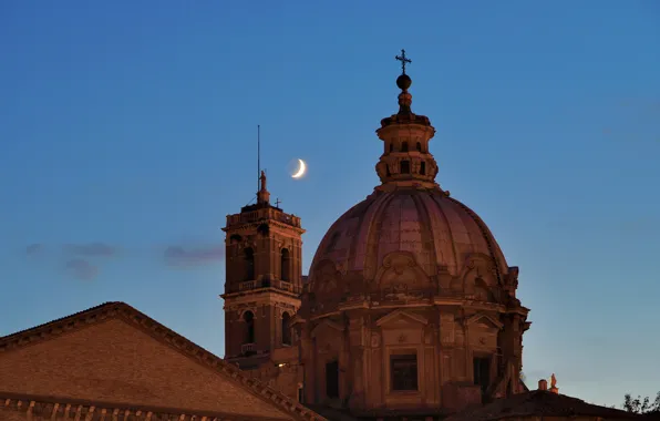 The sky, Rome, Italy, the dome, Forum