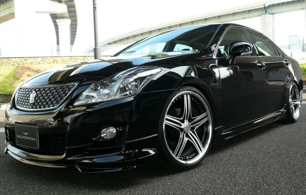 Picture japan, 2011, toyota, crown, wald, 2013, wallpeapers, athlete