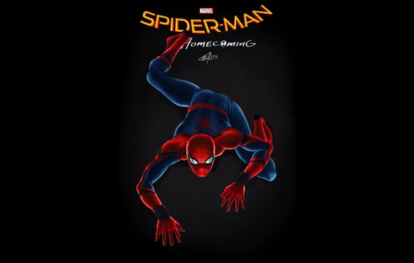 Poster, spider man, Peter Parker, Tom Holland, spider man:homecoming