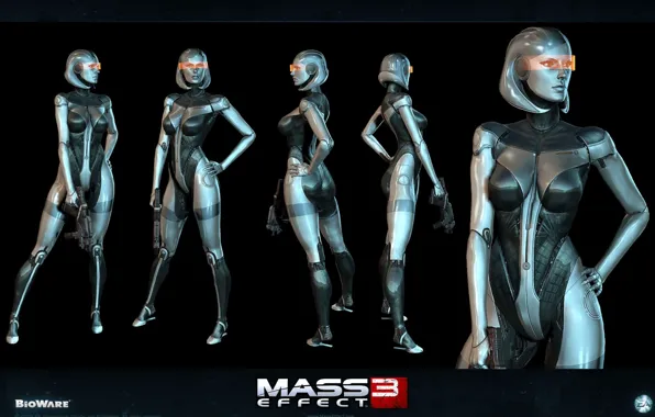 Picture robot, EDI, Susie, Mass Effect3